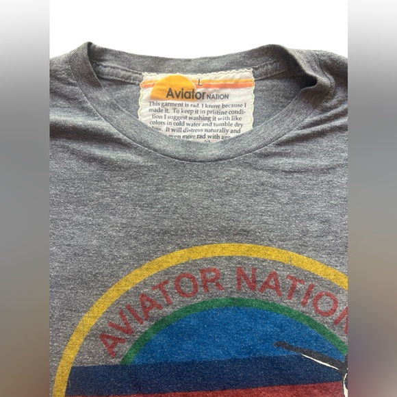 AVIATOR NATION MANHATTAN BEACH TEE SHIRT - Picture 6 of 9